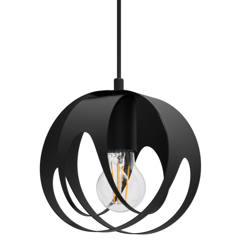 Luster na sajli MOONLIGHT 3xE27/15W/230V crna
