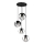Luster na sajli MOONLIGHT 4xE27/15W/230V crna