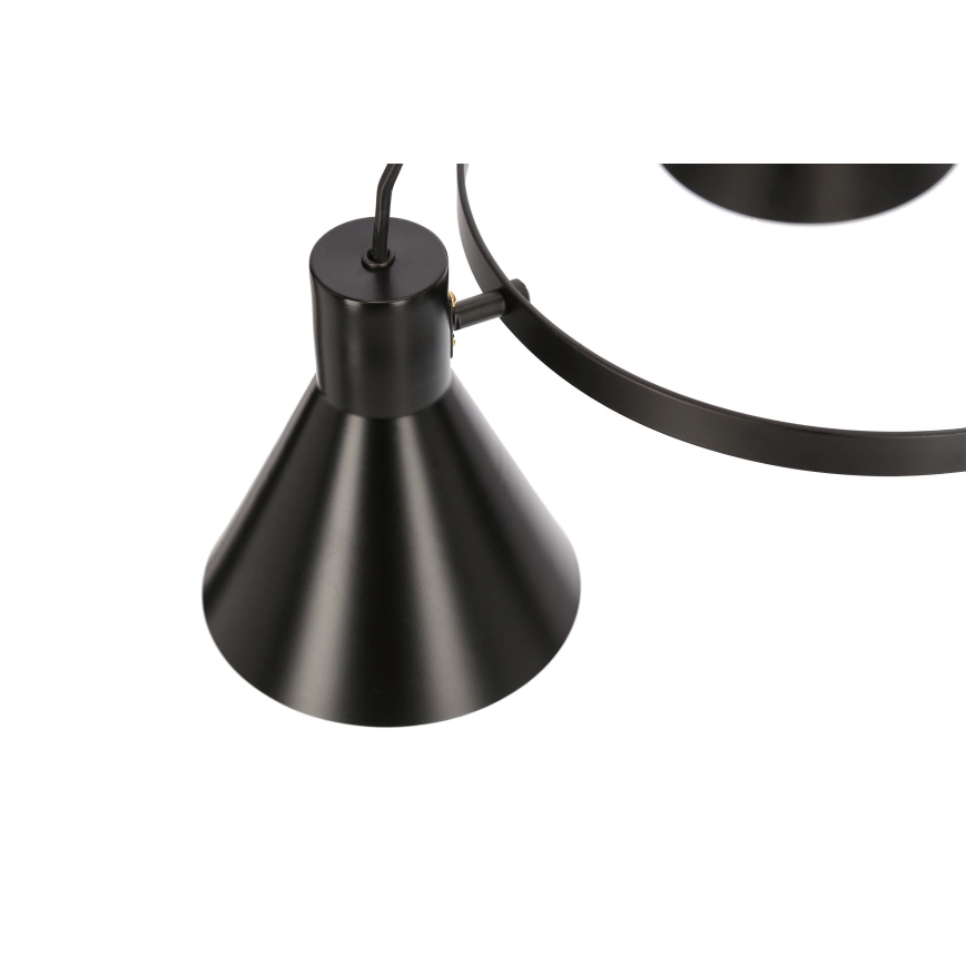 Luster na sajli MORE 3xE27/40W/230V crna