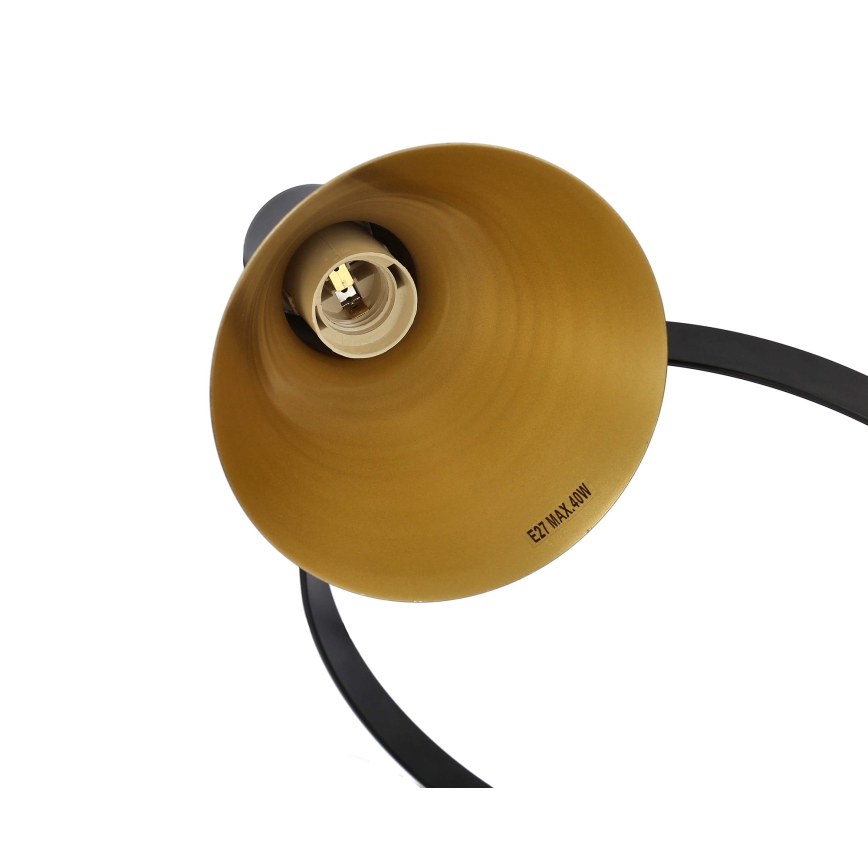 Luster na sajli MORE 3xE27/40W/230V crna