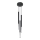 Luster na sajli MOSAIC 3xG9/12W/230V crna/sjajni krom