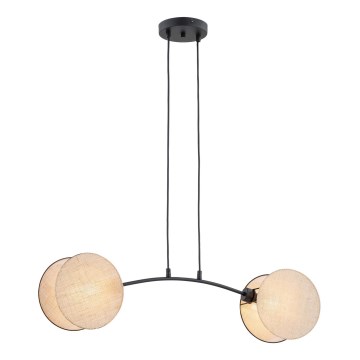 Luster na sajli MOTIF 2xE27/15W/230V bež