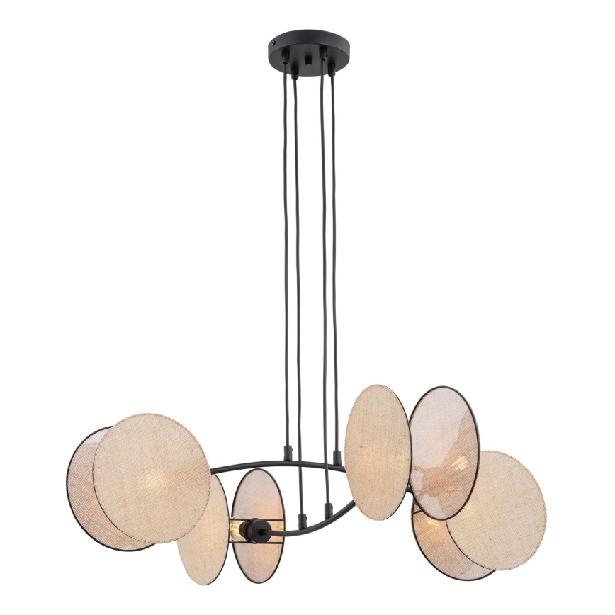 Luster na sajli MOTIF 4xE14/10W/230V bež