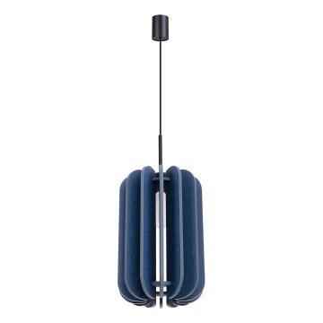 Luster na sajli MULA 1xE27/15W/230V Ø 27 cm plava