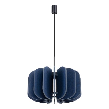 Luster na sajli MULA 1xE27/15W/230V Ø 45 cm plava