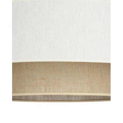 Luster na sajli NATIA 1xE27/60W/230V bijela/smeđa