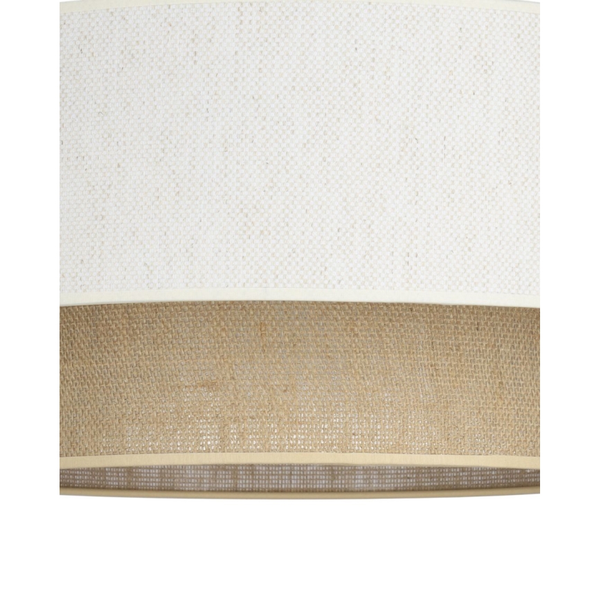 Luster na sajli NATIA 1xE27/60W/230V bijela/smeđa