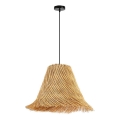 Luster na sajli NATURALEZA 1xE27/40W/230V pr. 45 cm ratan
