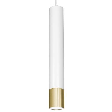 Luster na sajli NEST 3xGU10/8W/230V bijela/zlatna