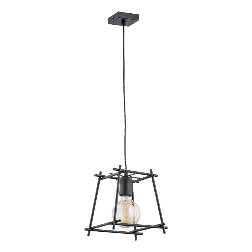 Luster na sajli NETI 1xE27/15W/230V crna