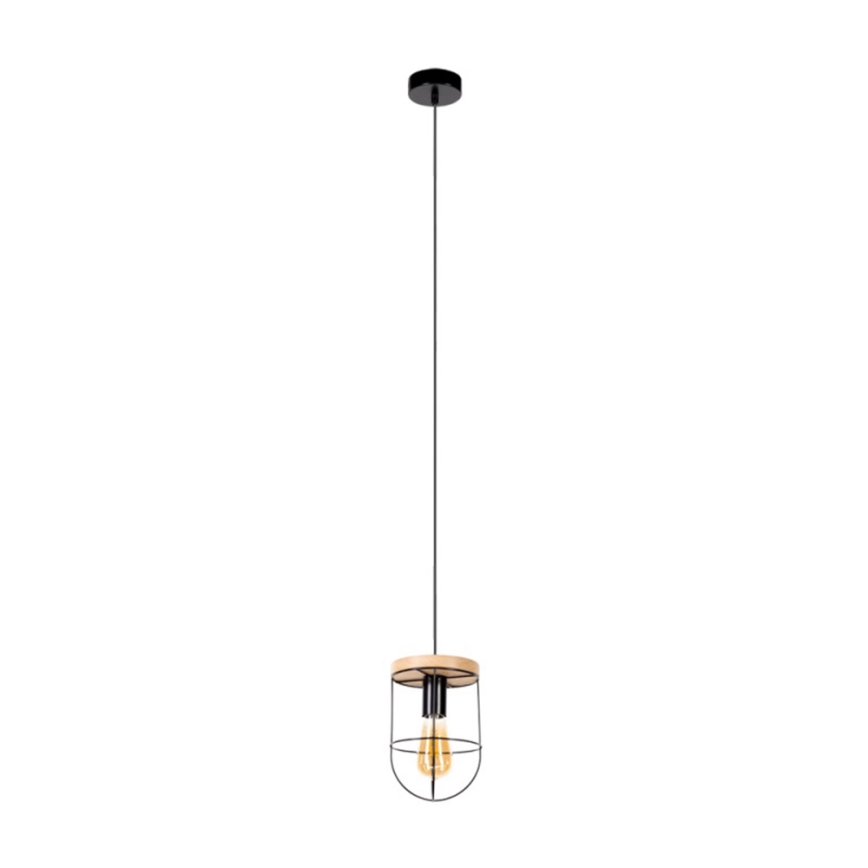 Luster na sajli NETUNO 1xE27/60W/230V hrast