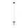 Luster na sajli NETUNO 1xE27/60W/230V hrast