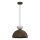 Luster na sajli NEVIS 1xE27/15W/230V promjer 29 cm smeđi