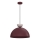 Luster na sajli NEVIS 1xE27/15W/230V Ø 38 cm burgundski