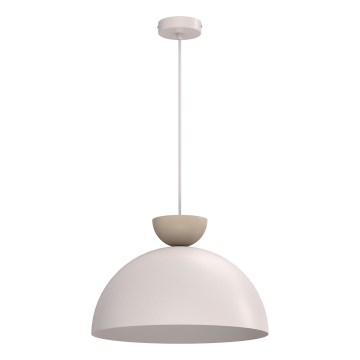 Luster na sajli NEVIS 1xE27/15W/230V Ø 38 cm krem boje