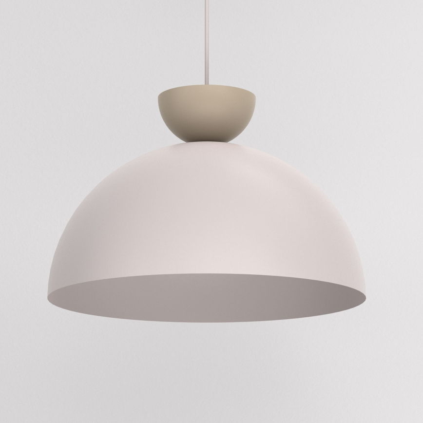 Luster na sajli NEVIS 1xE27/15W/230V Ø 38 cm krem boje