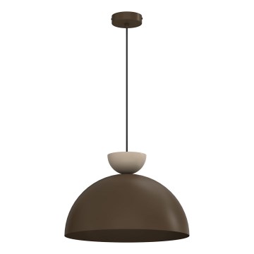 Luster na sajli NEVIS 1xE27/15W/230V Ø 38 cm smeđa