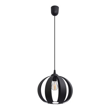 Luster na sajli NEWTON 1xE27/15W/230V crna
