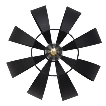 Luster na sajli NEWTON 1xE27/15W/230V crna