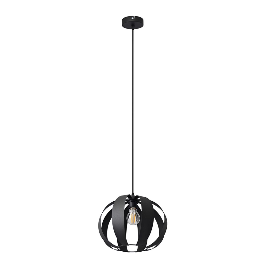Luster na sajli NEWTON 1xE27/15W/230V crna