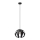 Luster na sajli NEWTON 1xE27/15W/230V crna