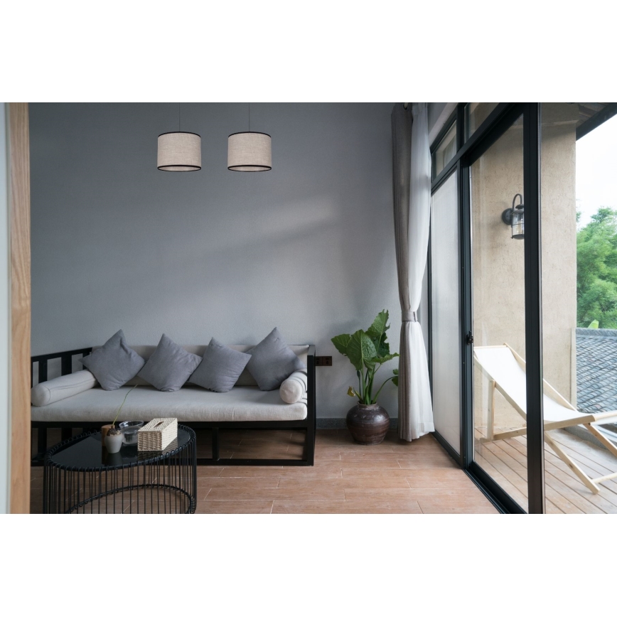 Luster na sajli NEXO 2xE27/60W/230V