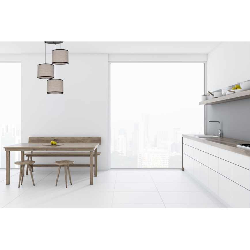 Luster na sajli NEXO 3xE27/60W/230V pr. 45 cm