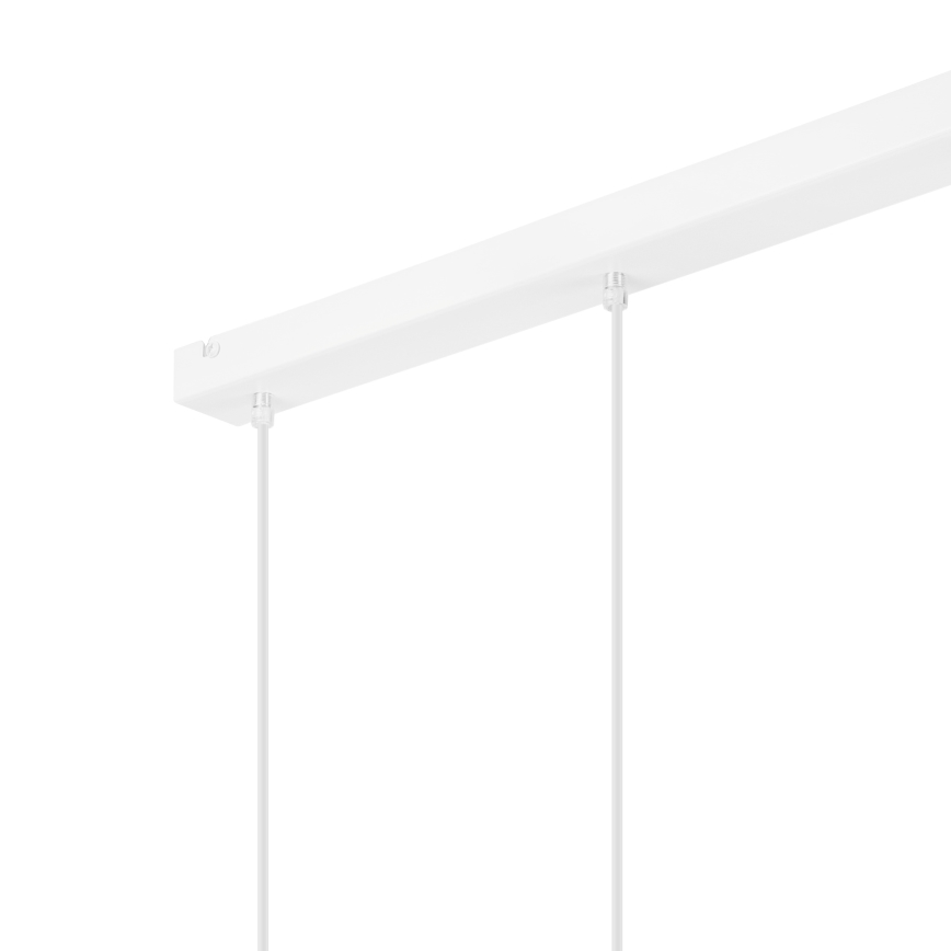 Luster na sajli NICO 3xE27/60W/230V bijela/bukva