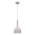 Luster na sajli NOAK 1xE27/15W/230V u krem boji