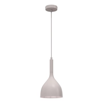 Luster na sajli NOAK 1xE27/15W/230V u krem boji