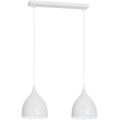 Luster na sajli NOAK 2xE27/15W/230V bijela