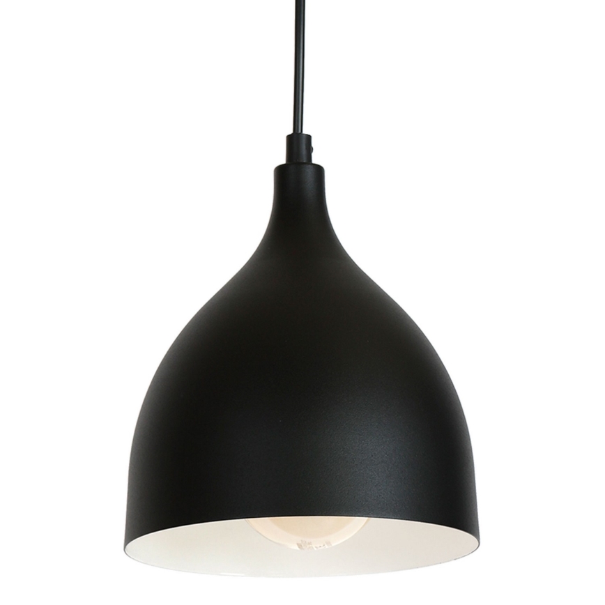 Luster na sajli NOAK 2xE27/15W/230V crna