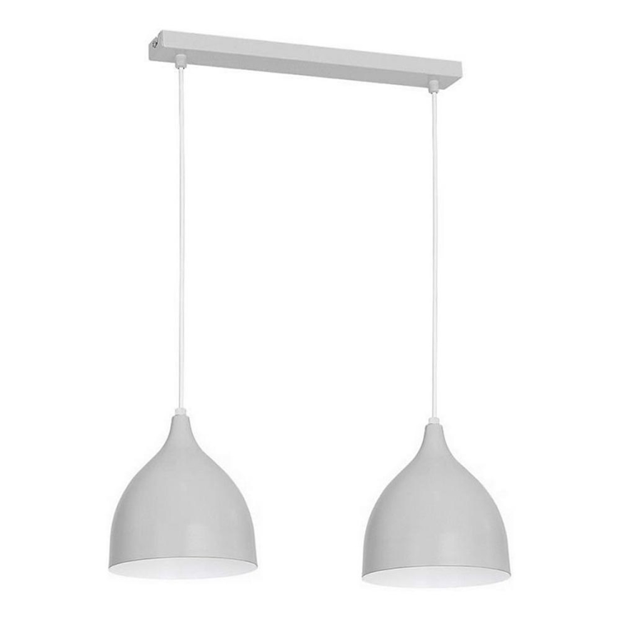 Luster na sajli NOAK 2xE27/15W/230V siva