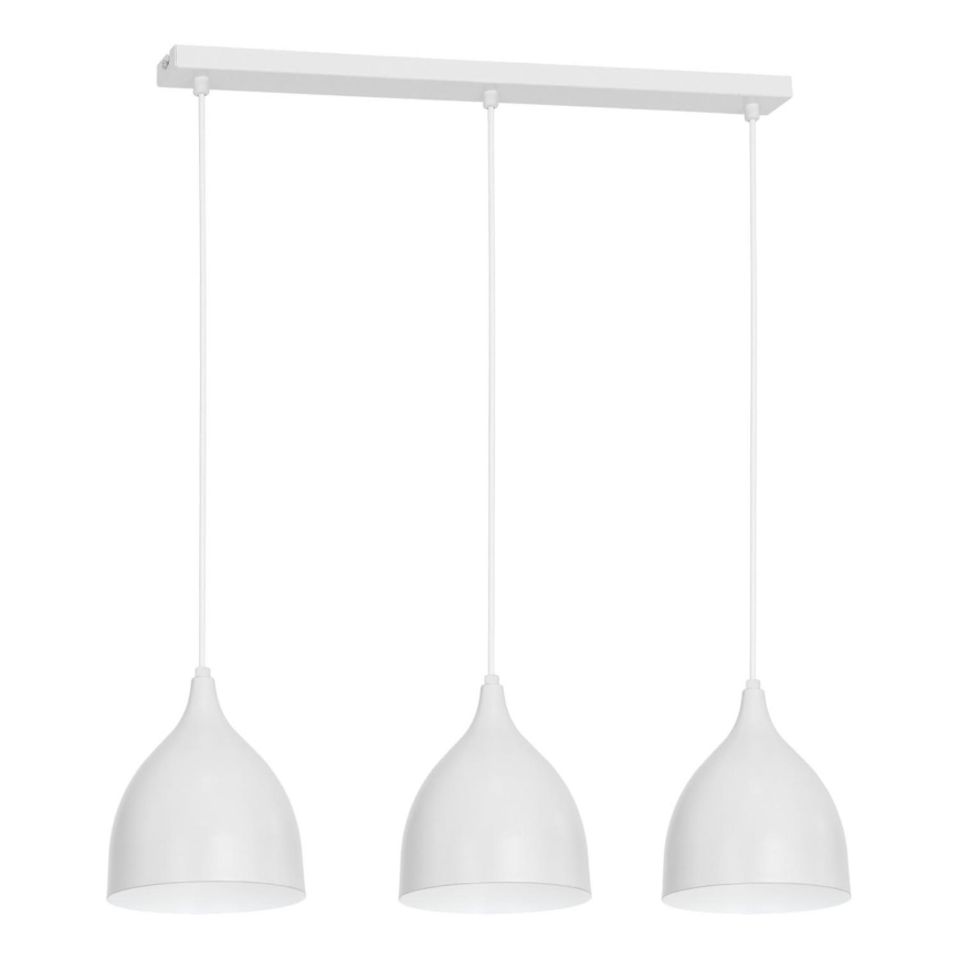 Luster na sajli NOAK 3xE27/15W/230V bijela