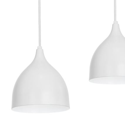Luster na sajli NOAK 4xE27/15W/230V siva