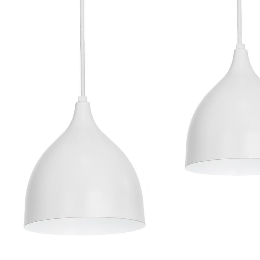 Luster na sajli NOAK 4xE27/15W/230V siva