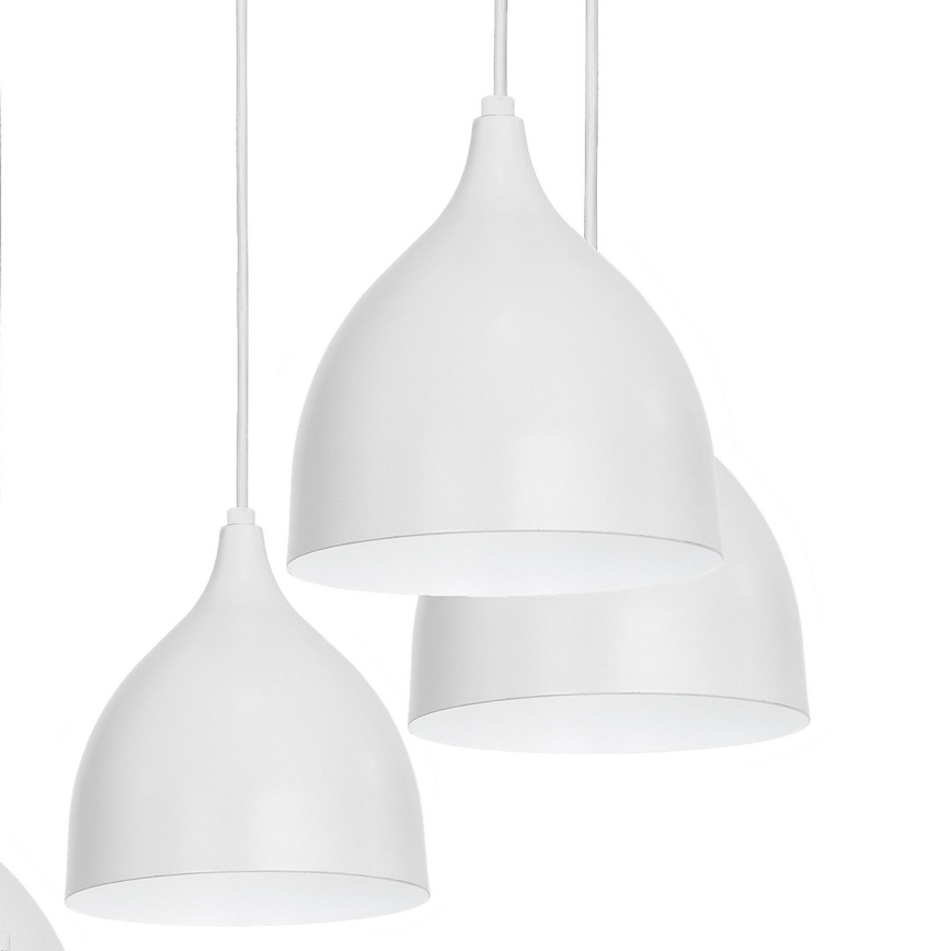 Luster na sajli NOAK 5xE27/15W/230V siva