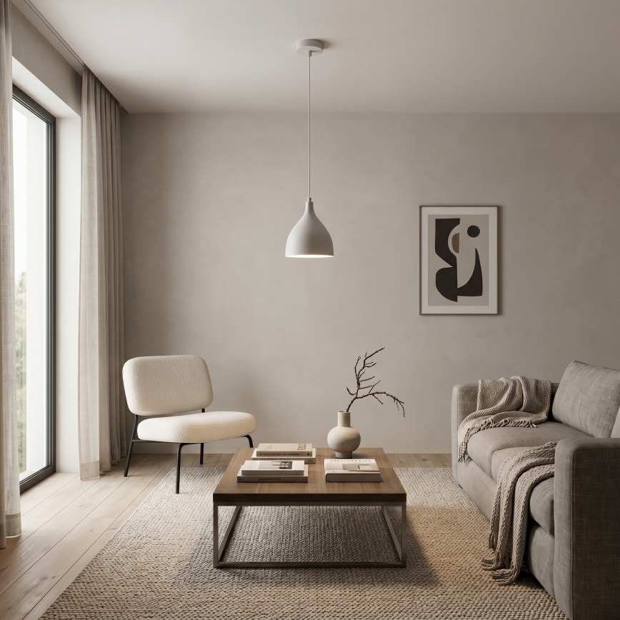Luster na sajli NOAK CLASSIC 1xE27/15W/230V krem