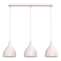 Luster na sajli NOAK CLASSIC 3xE27/15W/230V krem boje