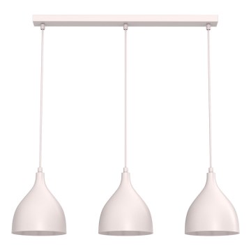 Luster na sajli NOAK CLASSIC 3xE27/15W/230V krem boje