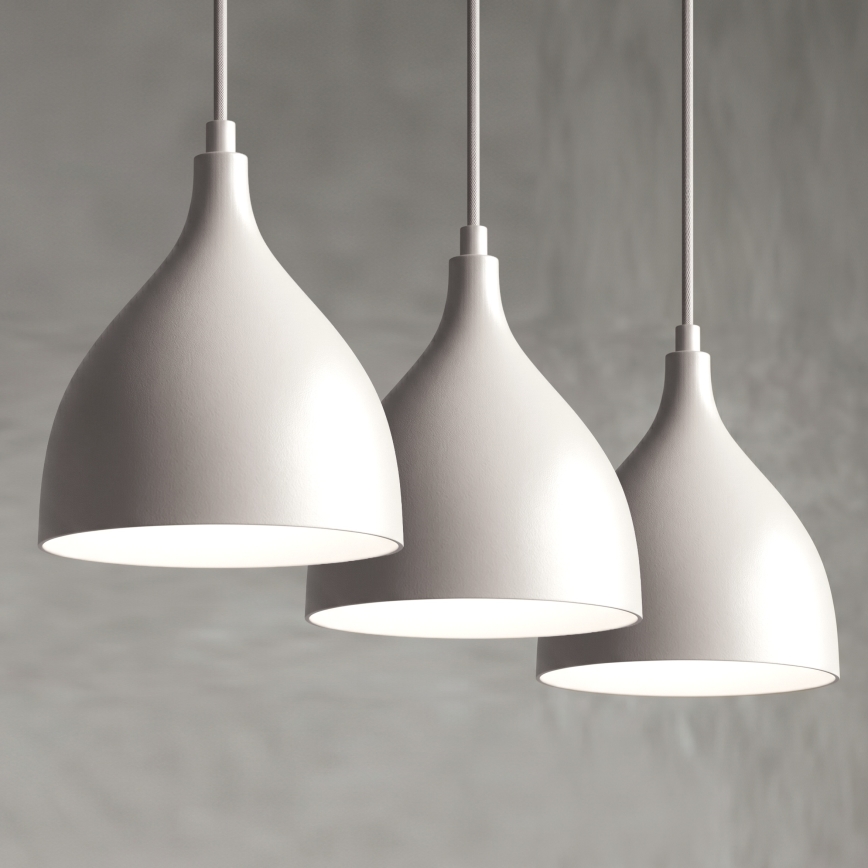 Luster na sajli NOAK CLASSIC 3xE27/15W/230V krem boje
