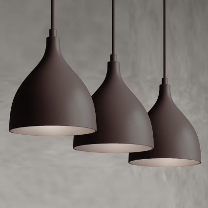 Luster na sajli NOAK CLASSIC 3xE27/15W/230V smeđi