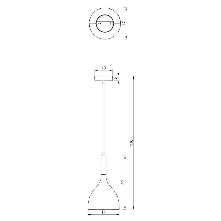 Luster na sajli NOAK WOOD 1xE27/15W/230V bijela/bukva
