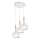 Luster na sajli NOAK WOOD 3xE27/15W/230V bijela/bukva
