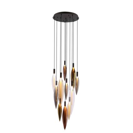 Luster na sajli NORDIC 11xG9/5W/230V crni