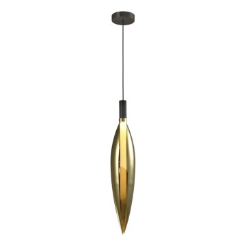 Luster na sajli NORDIC 1x G9/5W/230V crno-zlatni