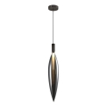 Luster na sajli NORDIC 1xG9/5W/230V crni krom