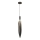 Luster na sajli NORDIC 1xG9/5W/230V crni krom