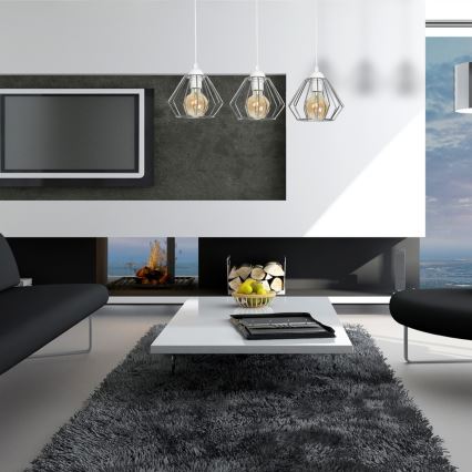 Luster na sajli NORMAN 3xE27/60W/230V