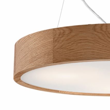 Luster na sajli OAK 2xE27/60W/230V hrast ø 37